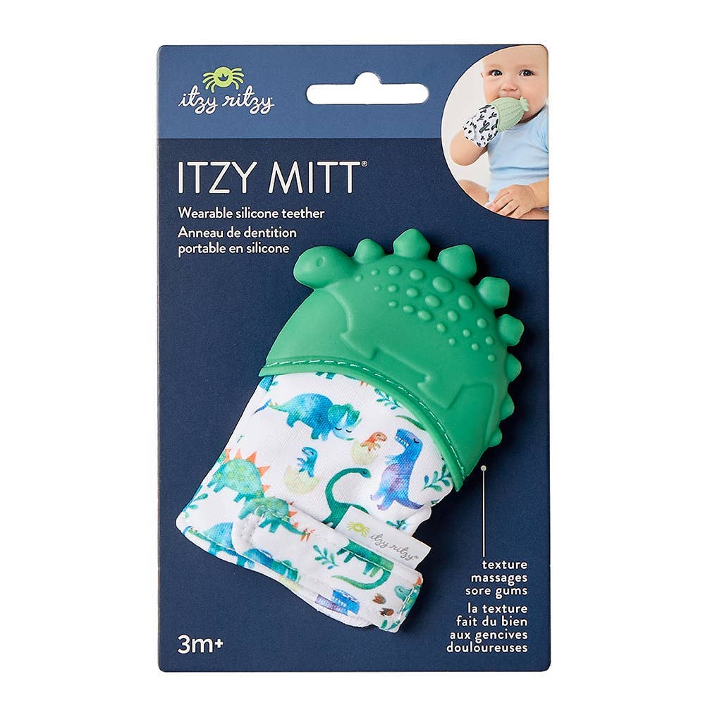Itzy Mitt™ Silicone Teething Mitts: Sun