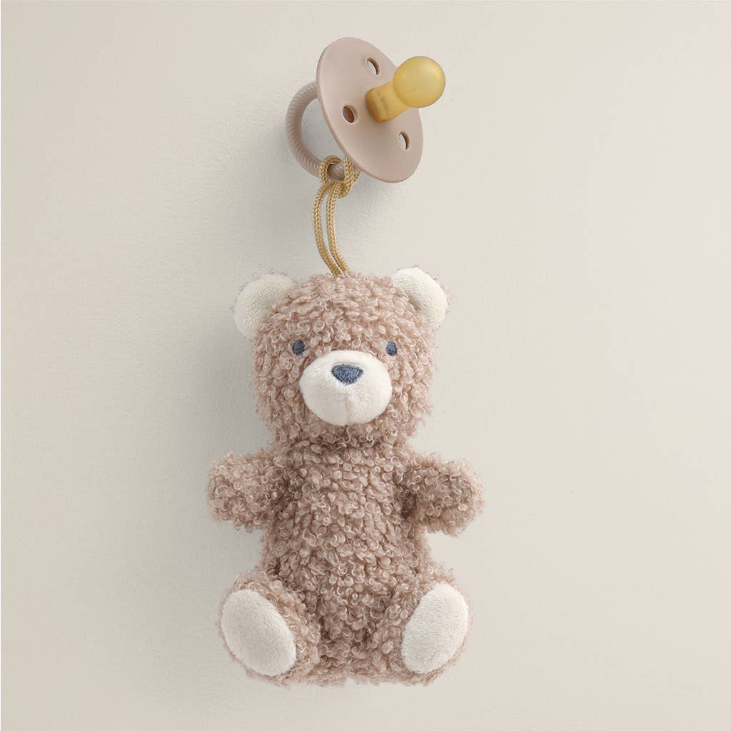 Bitzy Pal Natural Rubber Pacifier & Plush: Cow