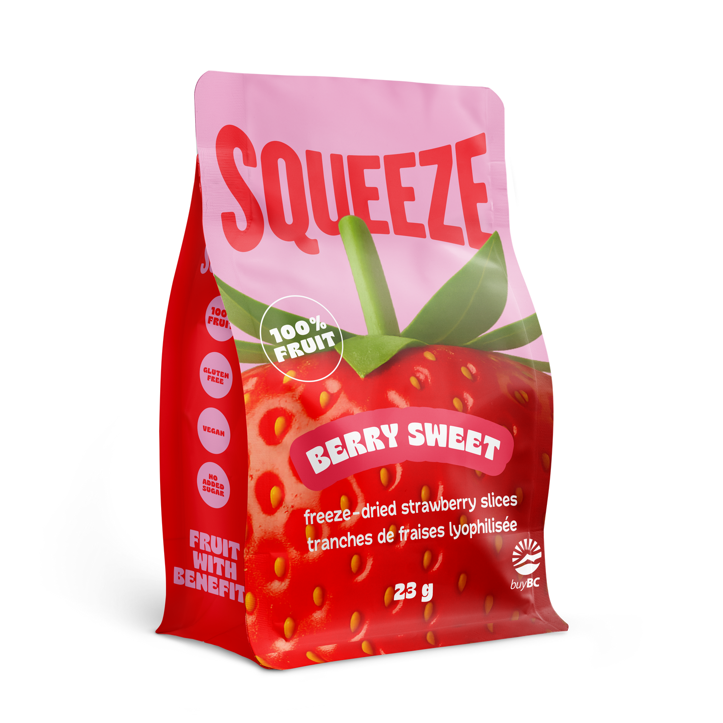 BERRY SWEET - FREEZE-DRIED STRAWBERRY SLICES (23g)