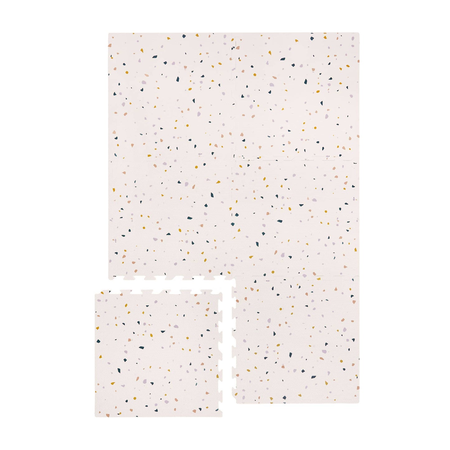 Foam Puzzle Play Mat - Prints: Terrazzo Cream