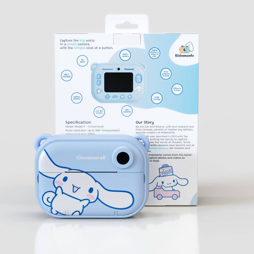 Kidamento Cinnamoroll – Print & Digital Camera - Model P