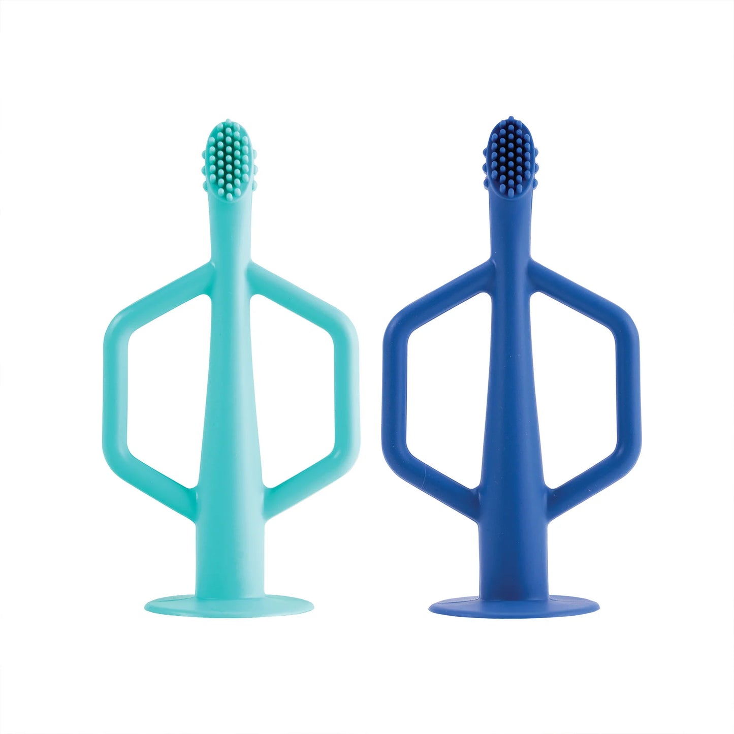 TINY TWINKLE Silicone Training Toothbrush - 2pk