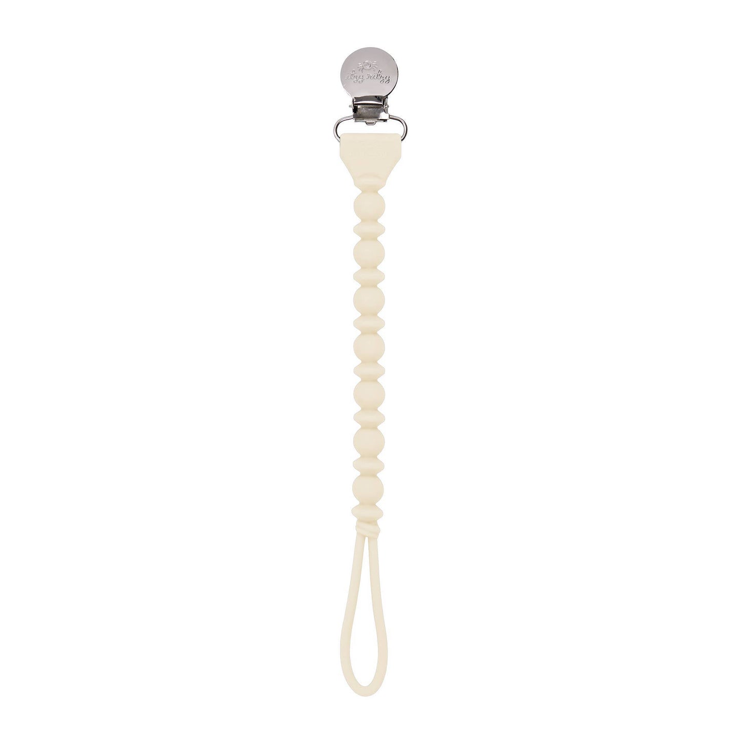 Sweetie Strap™ Silicone One-Piece Pacifier Clips: Toast