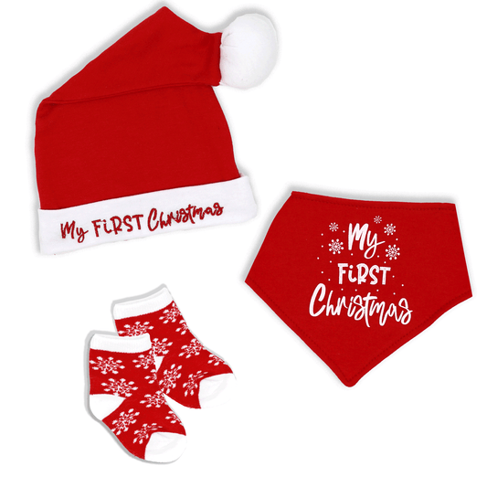 Rose Textile Christmas 3-Piece Set