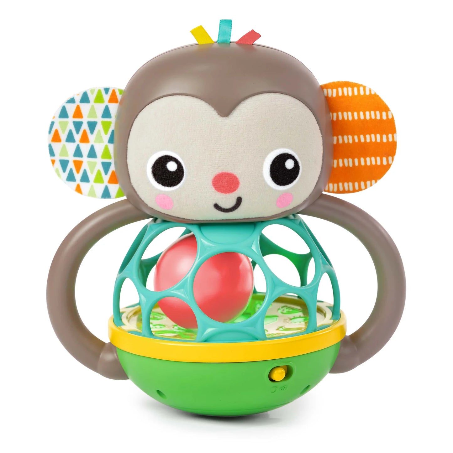 BRIGHT STARTS Grab & Giggle Monkey Multi-Sensory Toy