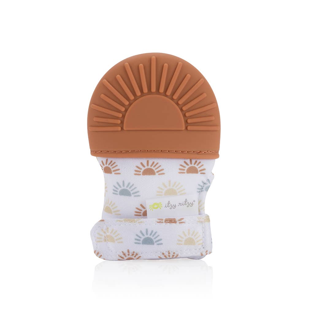 Itzy Mitt™ Silicone Teething Mitts: Bow
