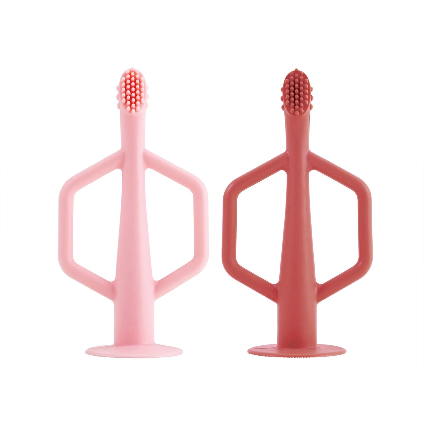 TINY TWINKLE Silicone Training Toothbrush - 2pk