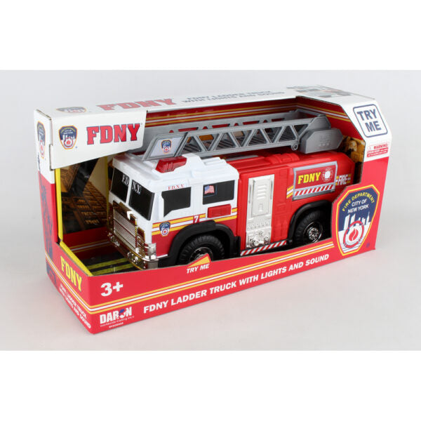 Daron -  FDNY FIRE LADDER TRUCK W/LIGHTS & SOUND