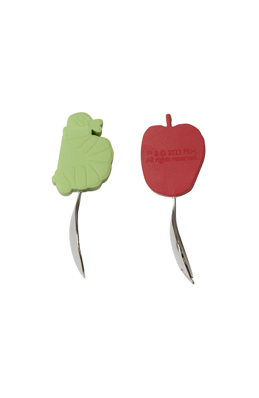 LOULOU LOLLIPOP Eric Carle - Learning Spoon and Fork Set - Caterpillar