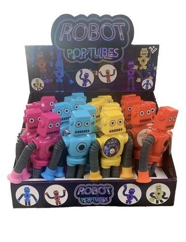 Pop Tube Robot with Suction Cup Hands