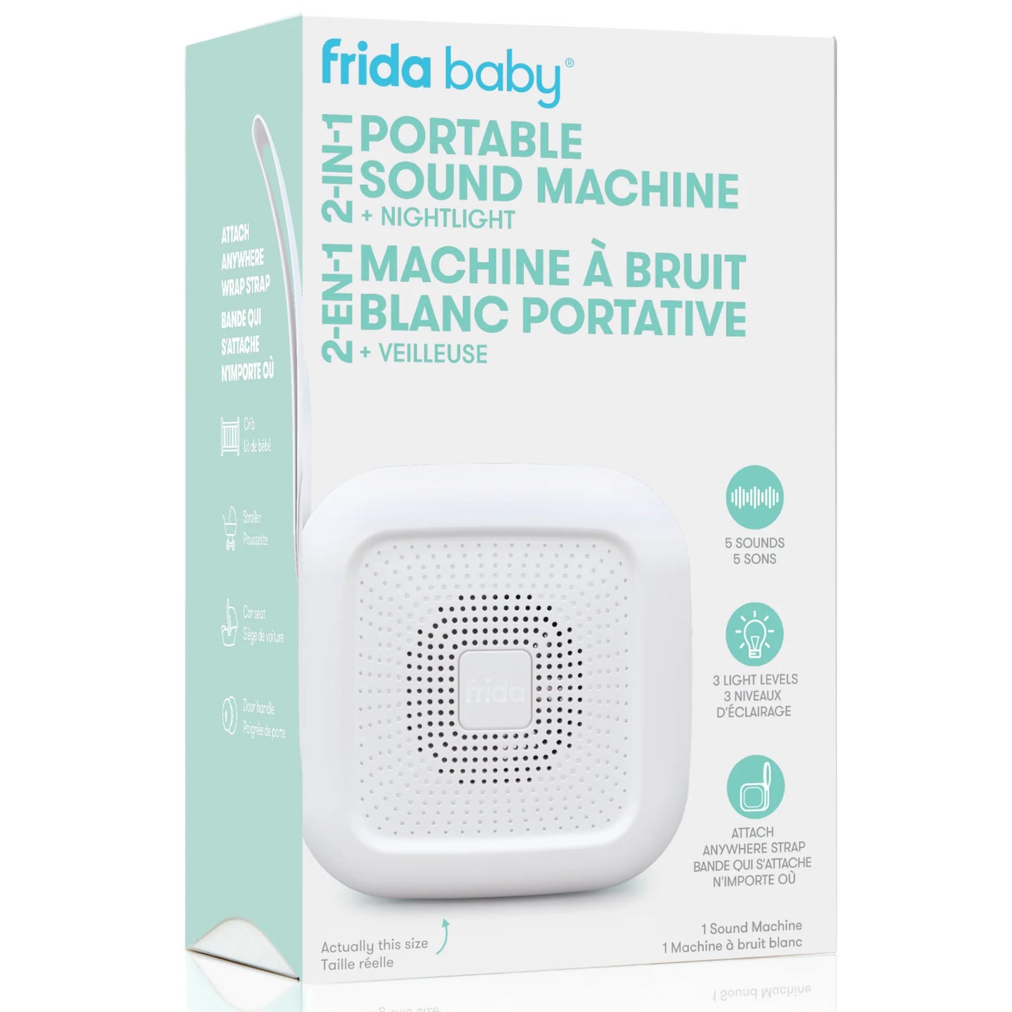 FRIDA BABY 2-in-1 Portable Sound Machine & Nightlight