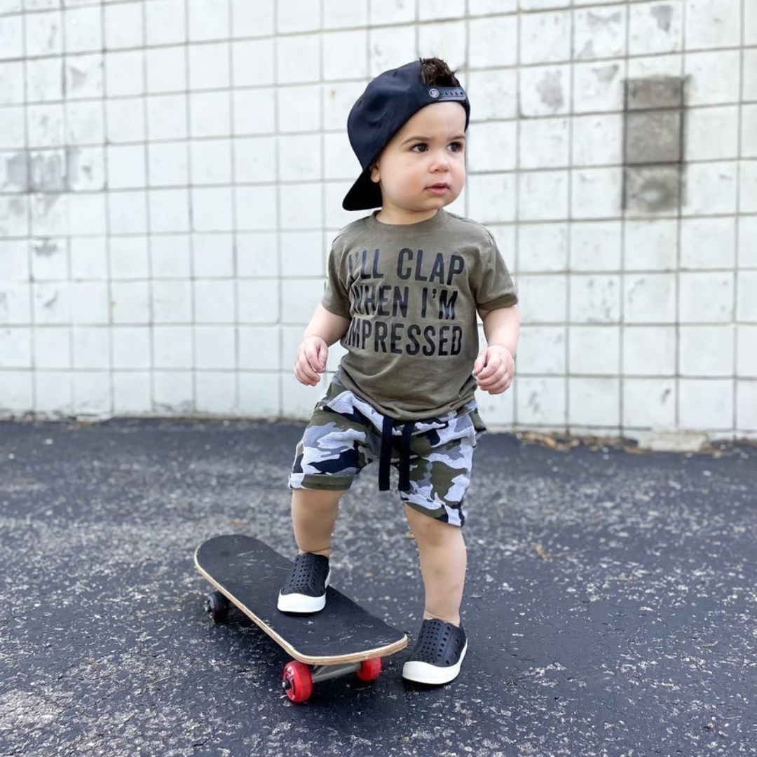 ELLO - SHOOSHOOS TODDLER KIDS SHOES WATERPROOF SNEAKERS: BLACK / US10