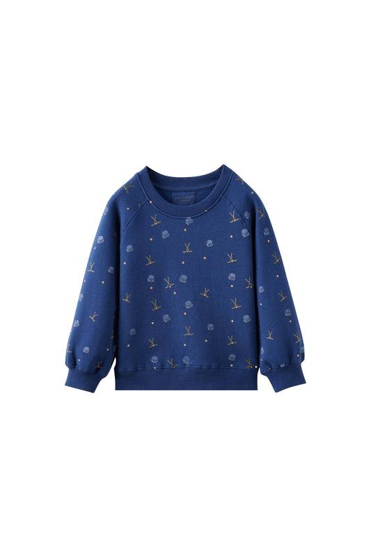 Toddler Organic Fleece Sweatshirt-Hockey: 2-3T