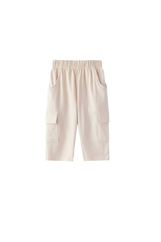 Norsu Organic Toddler Organic Cotton Cargo Pant-Beige