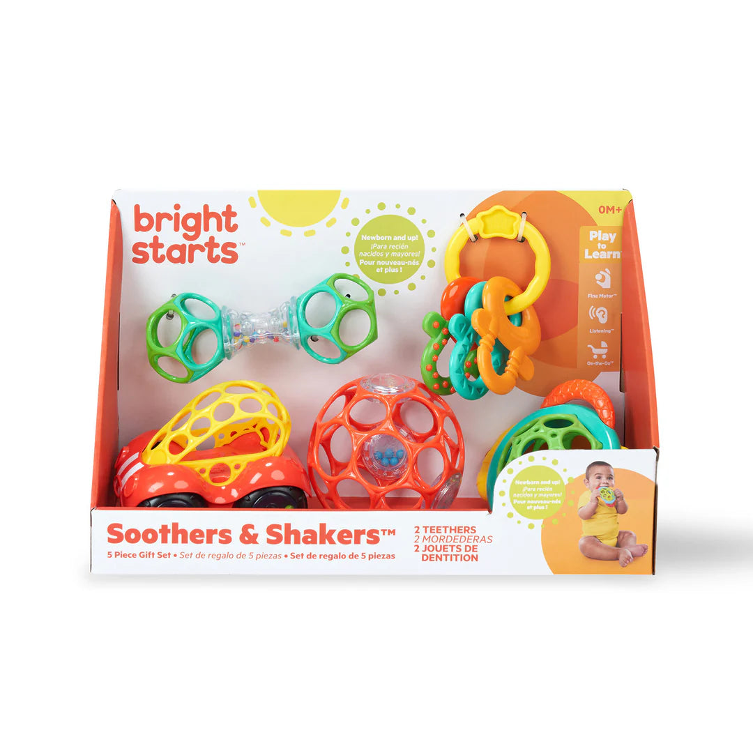 BRIGHT STARTS Soothers & Shakers™ 5 Piece Gift Set