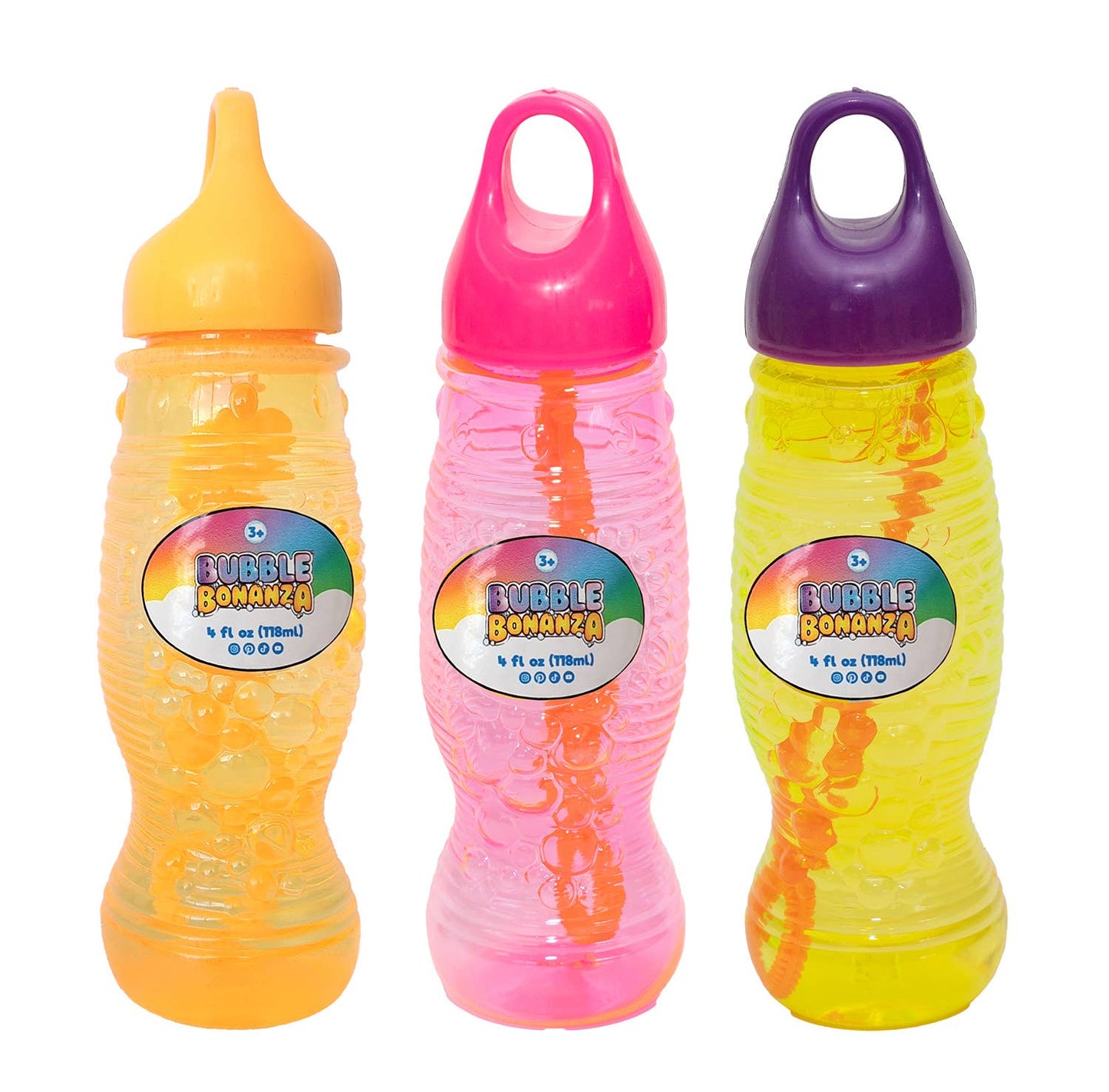 Summer Bubbles For Kids 4oz Bottle with handler in a PDQ