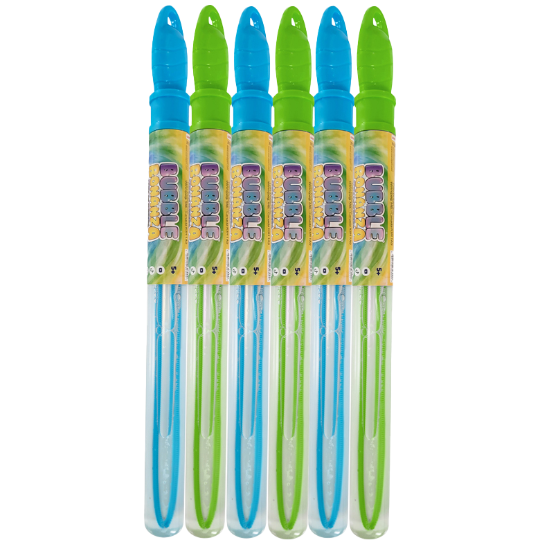 Bubble Bonanza 4oz Bubble Sticks for kids with giant wand