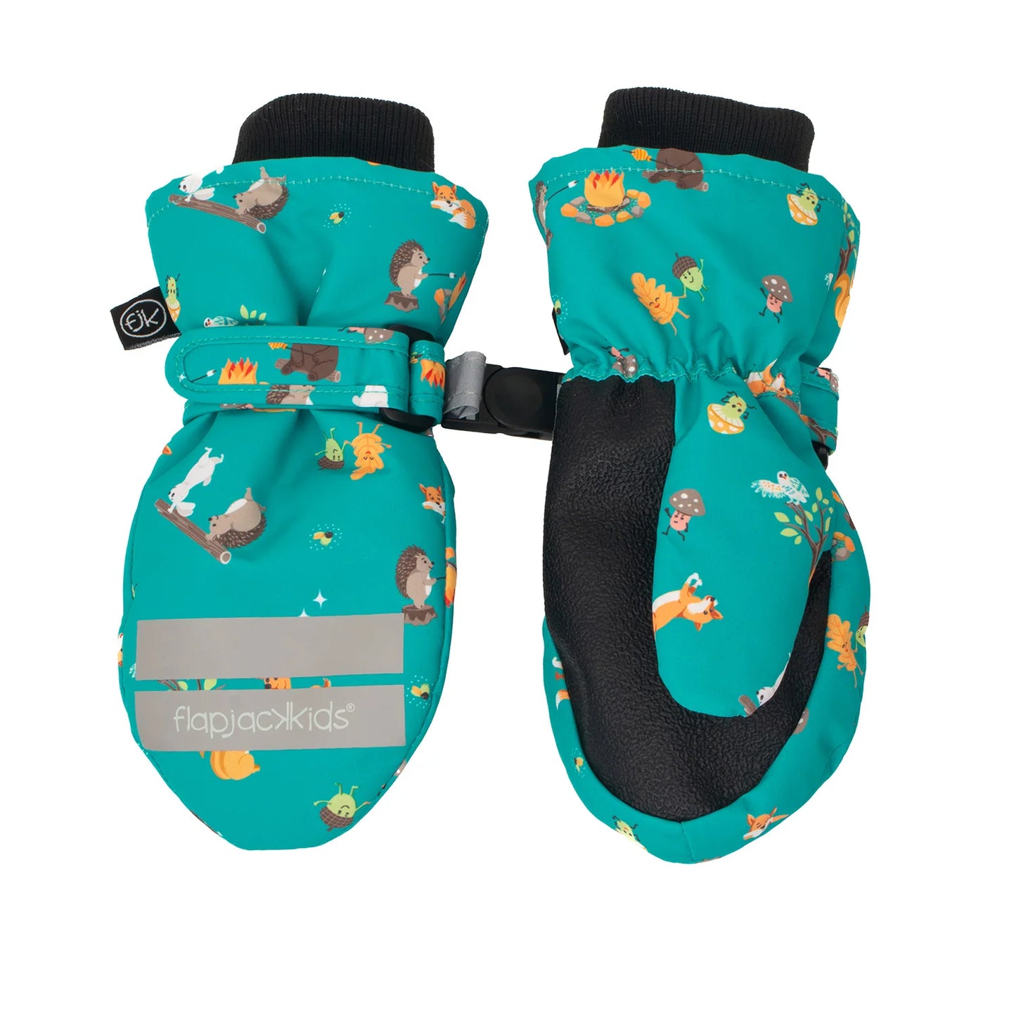 FLAPJACKKIDS Water Repellent Ski Mittens