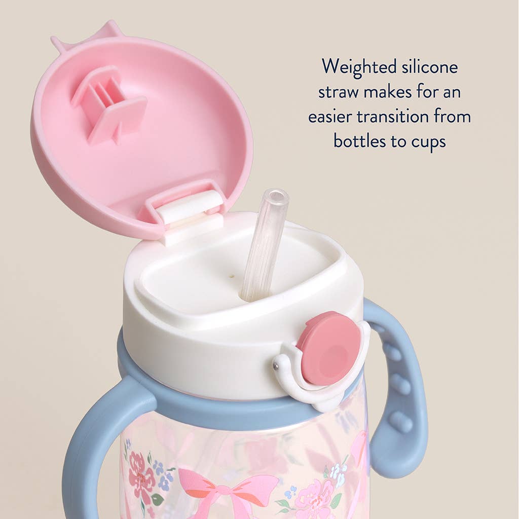 Itzy Sips™ - Straw Cup With Snap-Close Lid: Giddy Up!