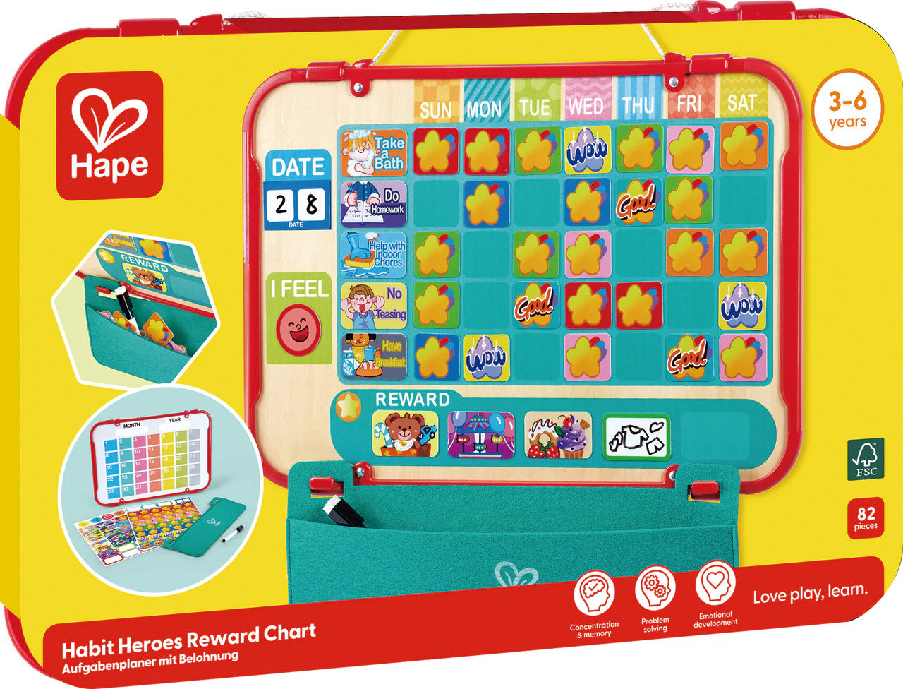HABIT HEROES REWARD CHART – HAPE