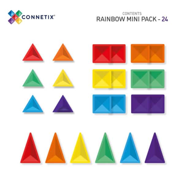 CONNETIX Rainbow Mini Pack 24 pc