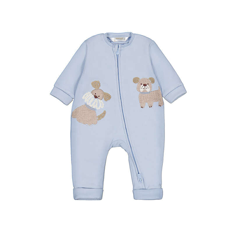 Mayoral Baby Boy convertible foot romper
