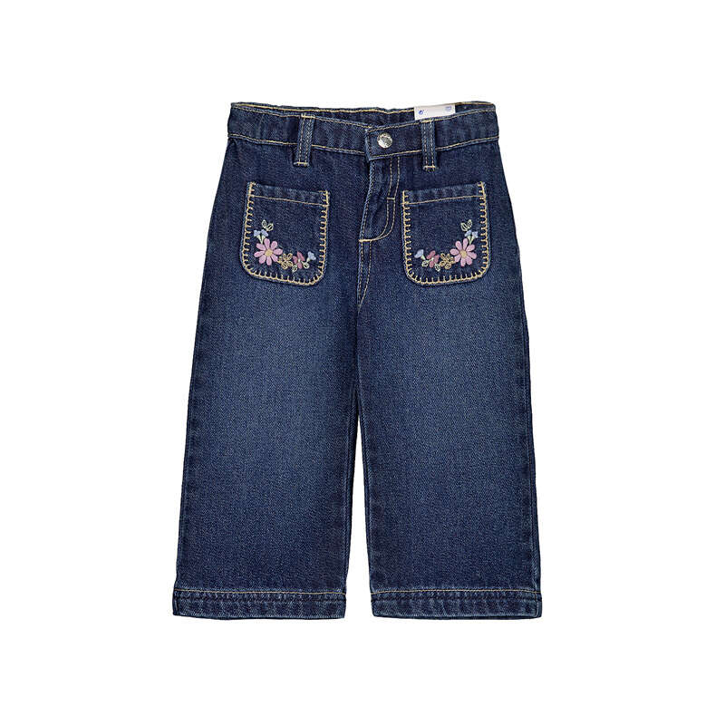 Mayoral Baby Girl Denim Pants With Pockets