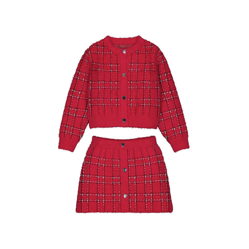 Mayoral Mini Girl Tricot skirt set