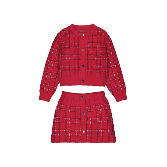 Mayoral Mini Girl Tricot skirt set