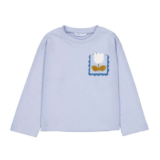 Mayoral Mini Girl L/s T shirt Flower