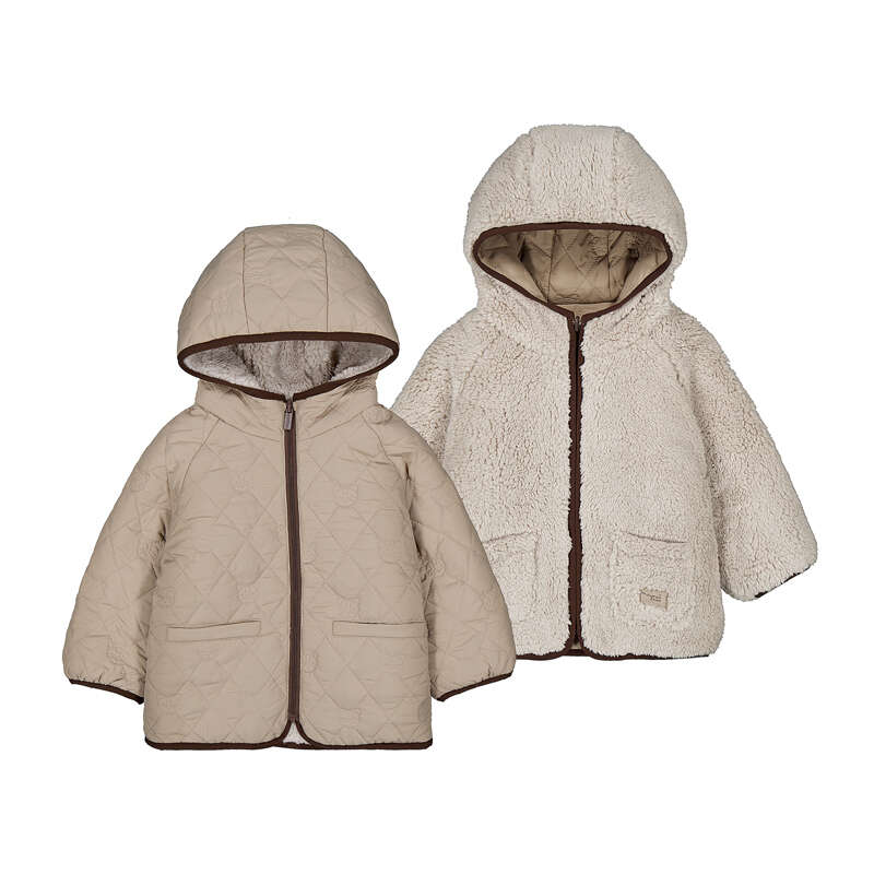 Mayoral Baby Boy Reversible Shearling Coat