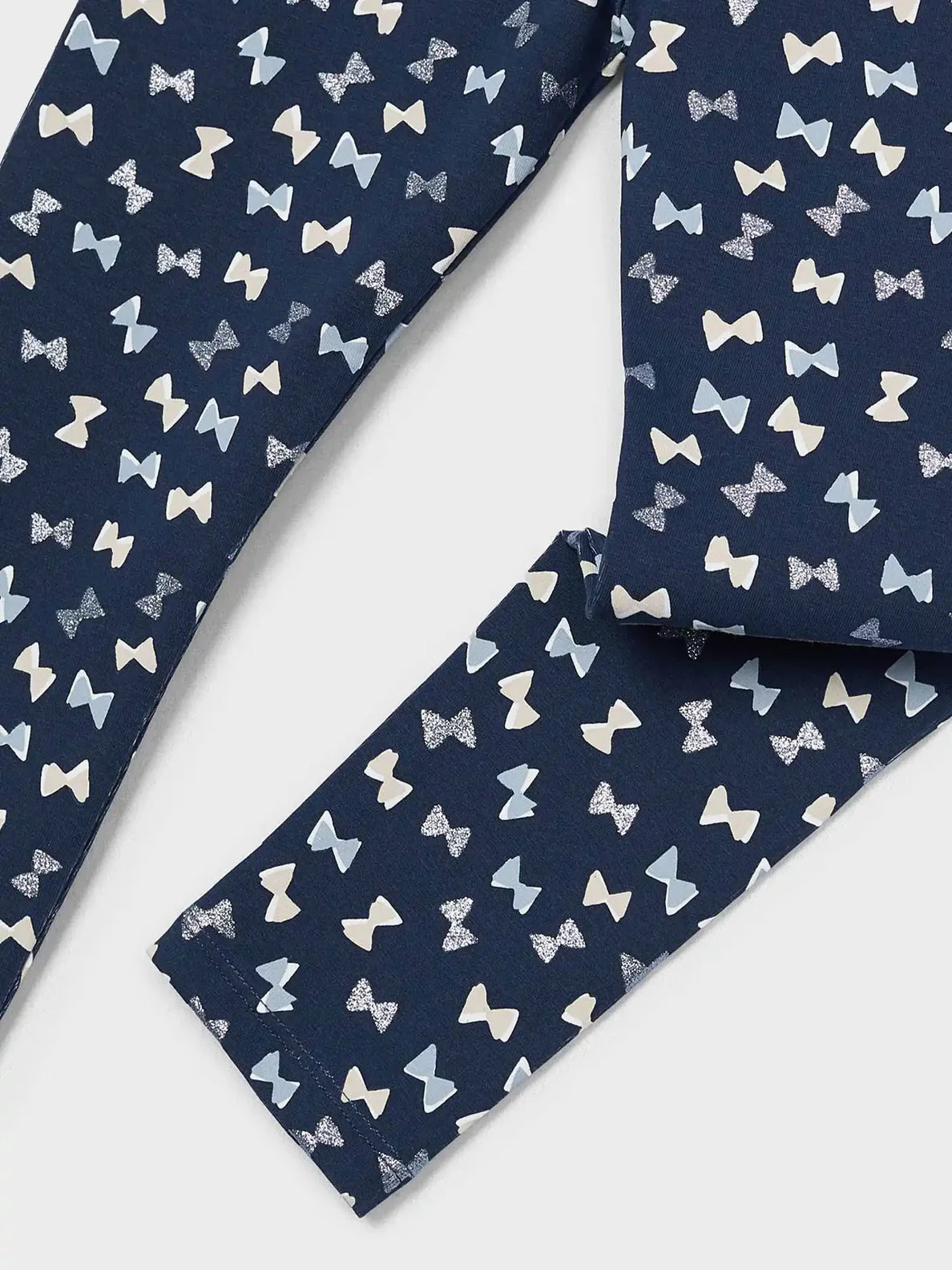 Mayoral Leggings Navy blue with bows