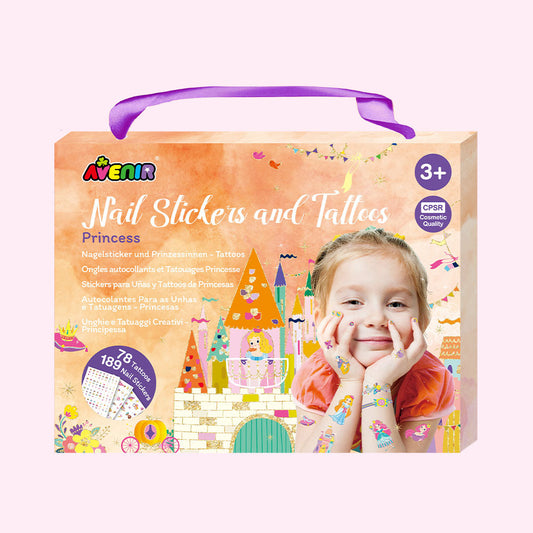 Avenir Nail Stickers & Tattoos in Princess - packaging front