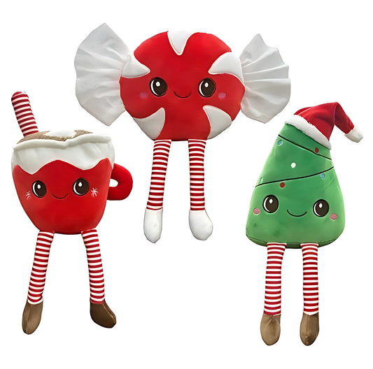 Handee Products 8" Christmas Winter Plush - 3 Assorted - product photo