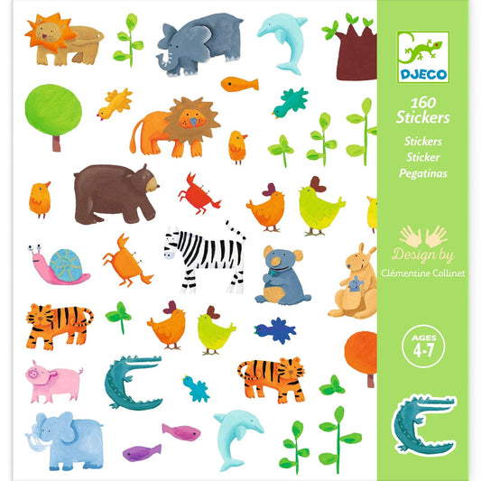 Djeco Stickers in Animals - product photo