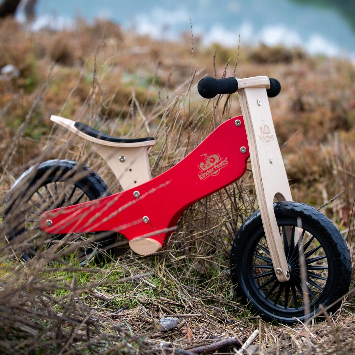 KINDERFEET Balance Bike - Cherry Red
