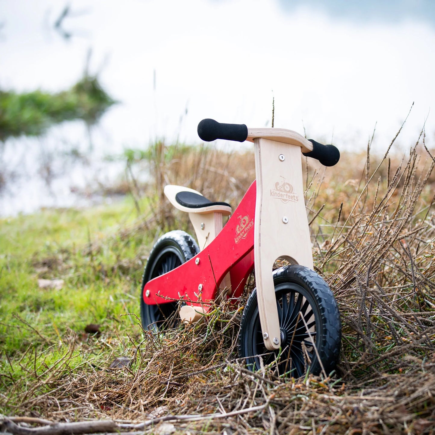 KINDERFEET Balance Bike - Cherry Red