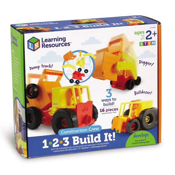 LEARNING RESOURCES - 1-2-3 BUILD IT!CONSTRUCTION CREW