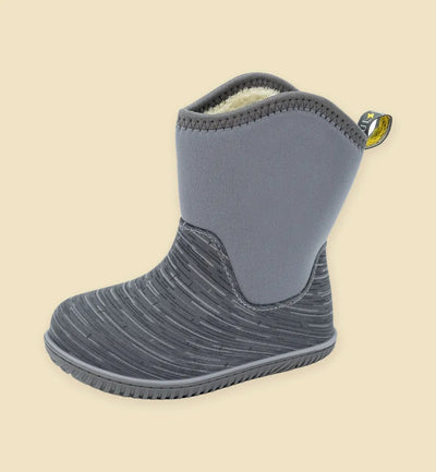Grey kids winter boot