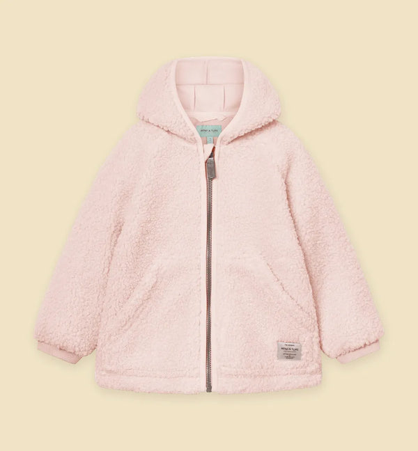 Mini A Ture MATLIFF teddyfleece jacket in pink