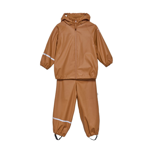 Celavi BASIC RAINWEAR SET -PU Amber Brown