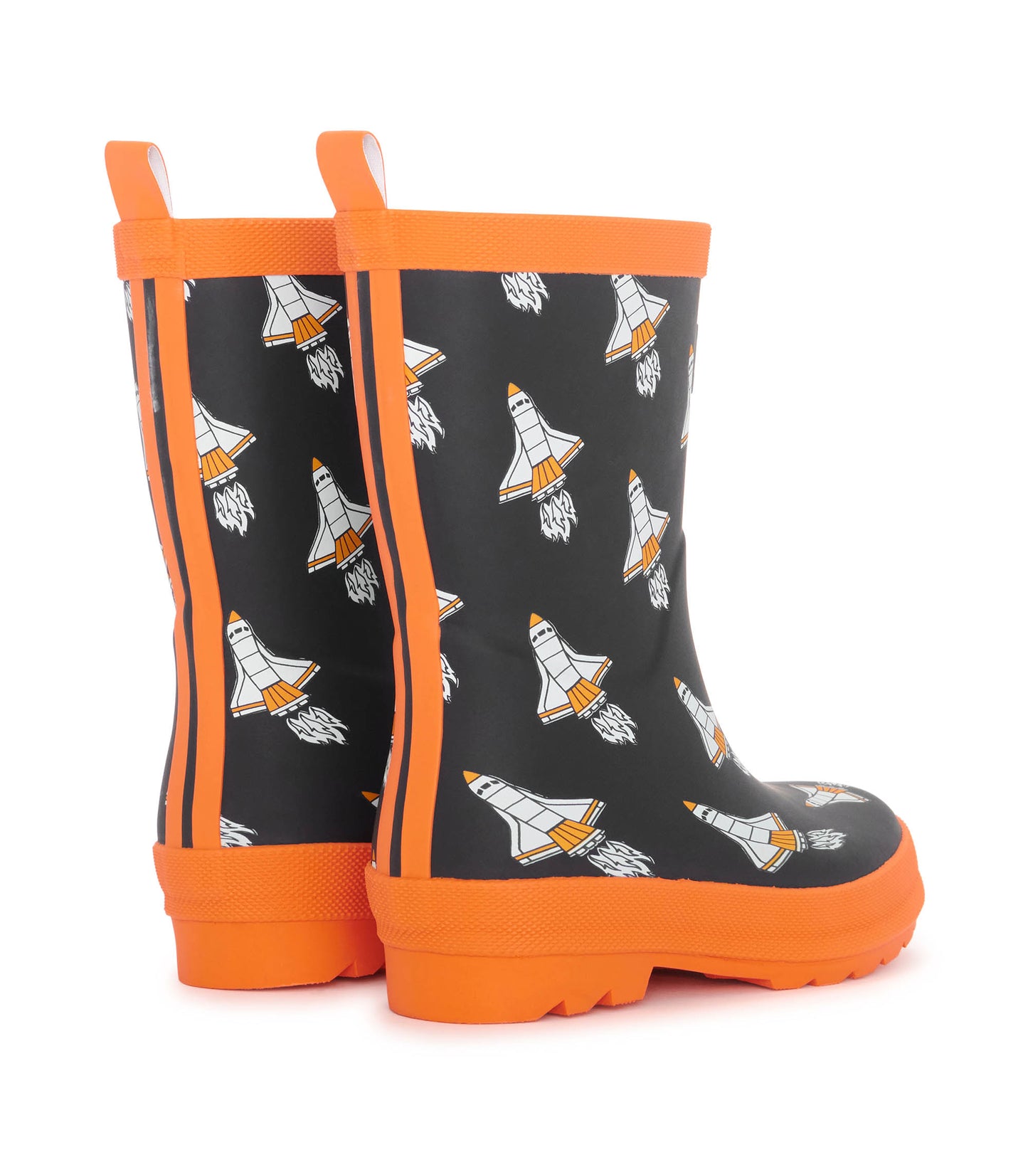 Hatley space shuttle matte rain boots