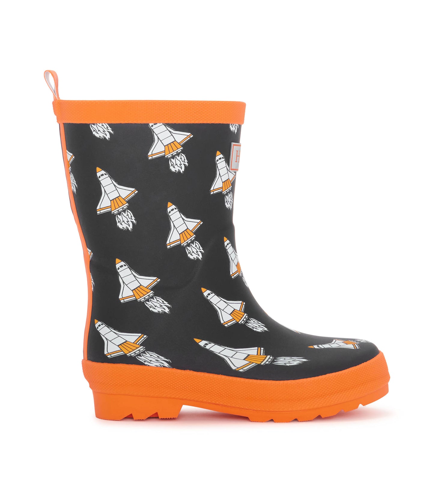 Hatley space shuttle matte rain boots