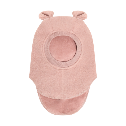 Huttelihut Balaclava Ears Wool - Bear in Deauville Mauve - product photo