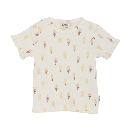 Minymo SS24 Ice cream T-SHIRT