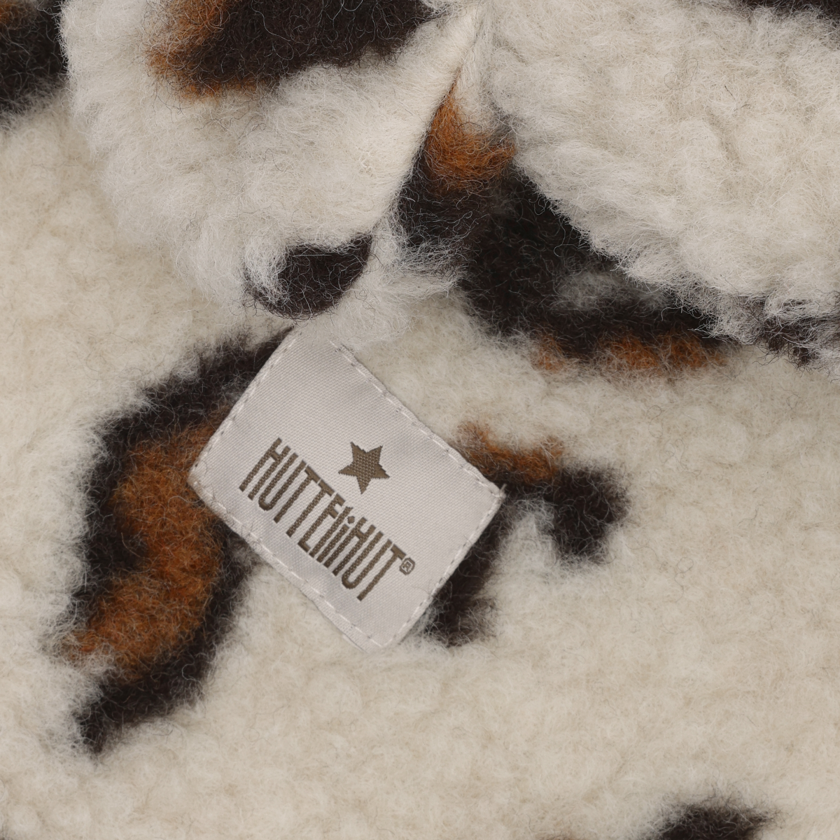 Huttelihut BALACLAVA WOOL TEDDY JACQUARD