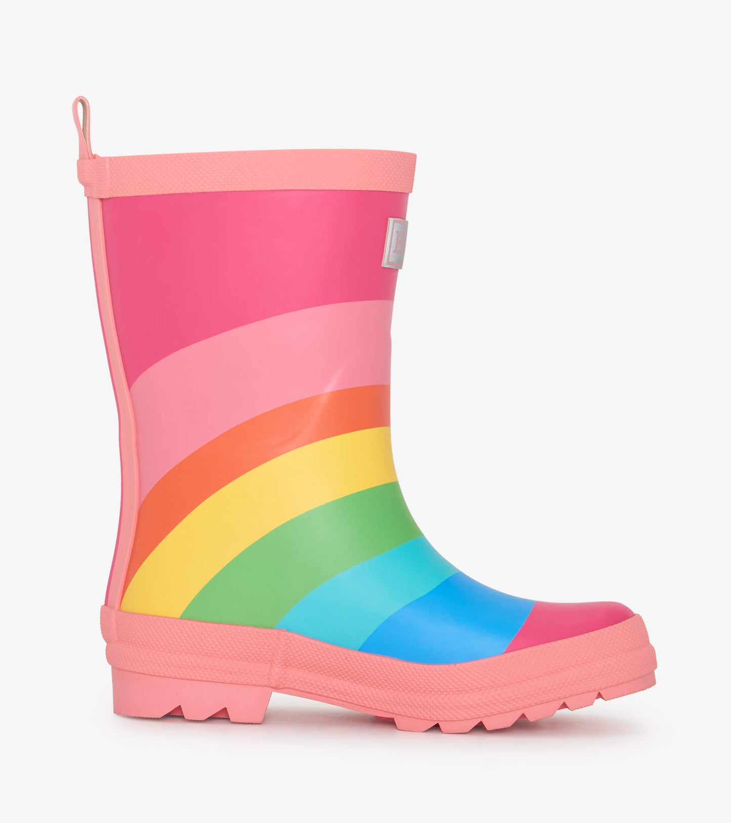 HATLEY Girls Rainbow Matte Rain Boots