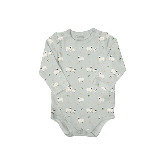 Coccoli Cotton - Modal Romper - SHEEP ON MERCURY