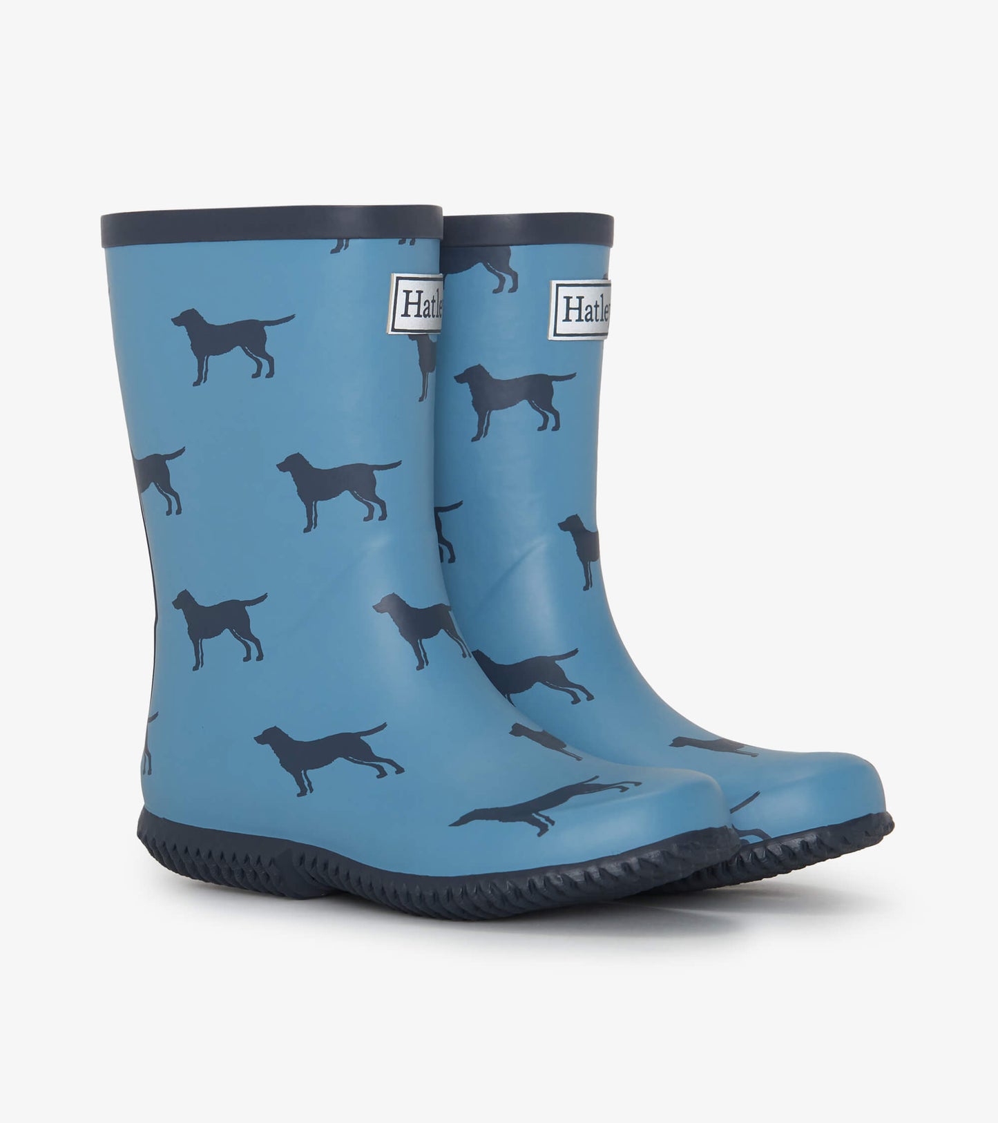 HATLEY Preppy dogs packable rain boots