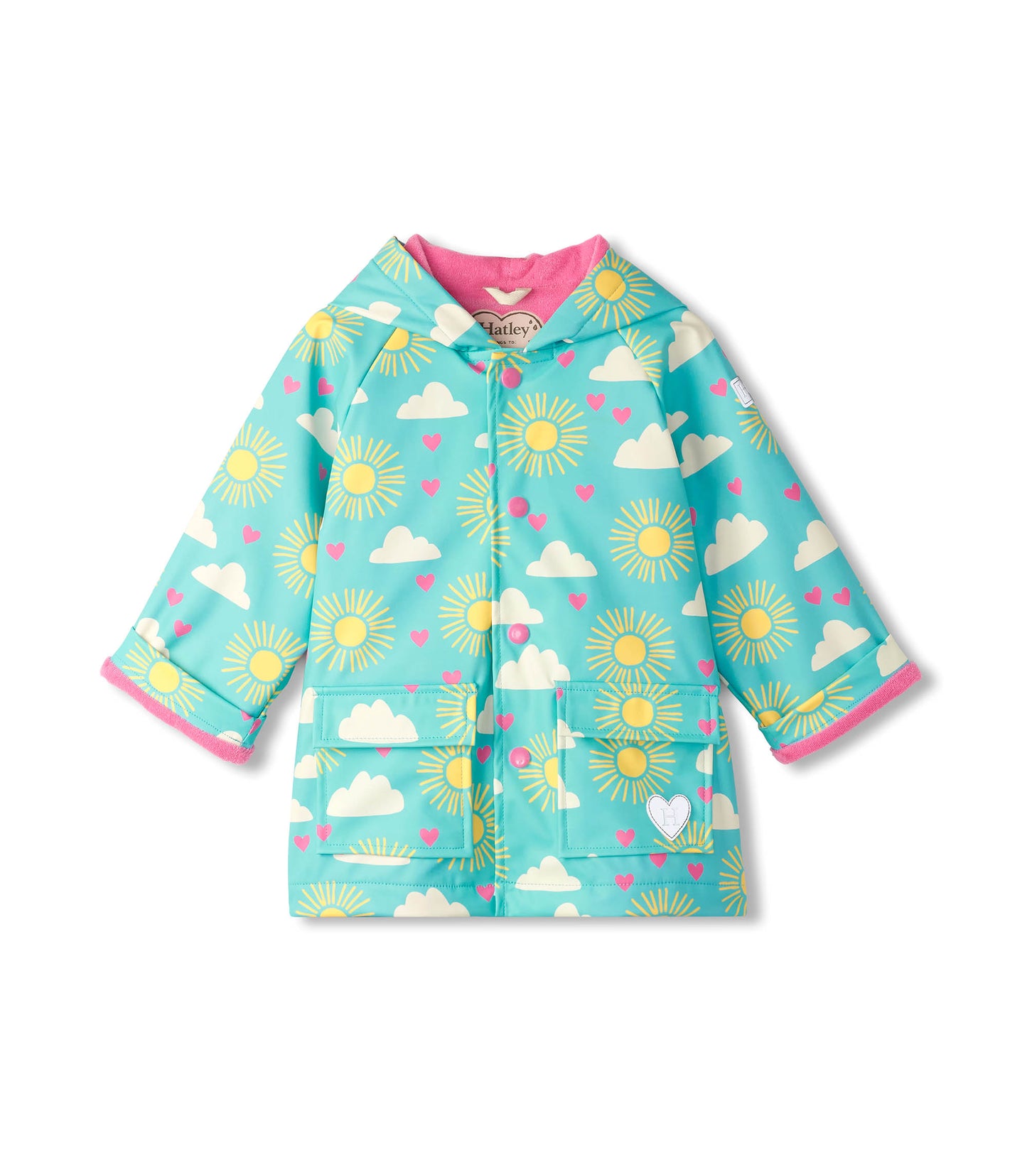 Hatley happy skies preschool raincoat